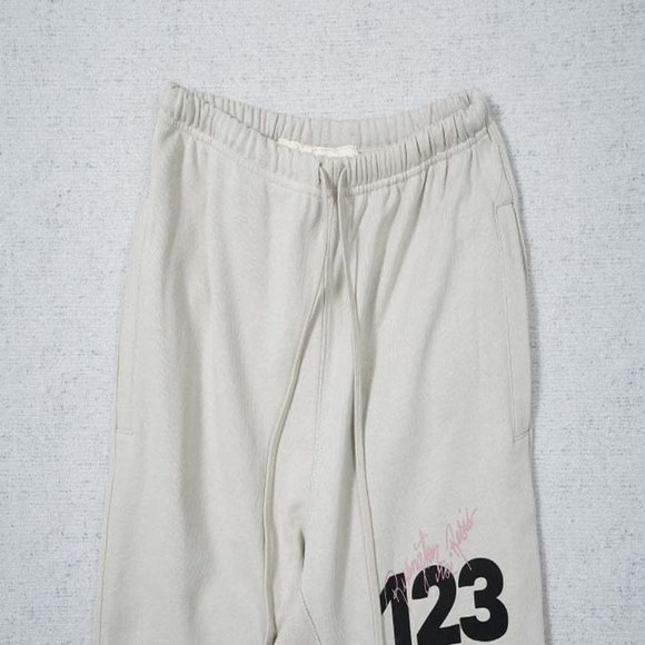 RIVINGTON ROI REBIS Red Logo Print Gray Harem Pants - Picture 9 of 16